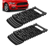 Traction Mat Set, Heavy-Duty Tire Ladder Pads, Vehicle Recovery Tool, Sturdy Anti-Slip Surfaces, Lightweight Portable Design, Ideal for Muddy Roads, Rocky Trails, Hiking Adventures