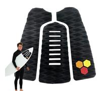 Traction Pad - Grip Surf, Tapis résistant à l'humidité, EVA Tail Pads, Skimboard Tail Pads Grip | Planche de surf antidérapante Fish Board Skimboard Sport