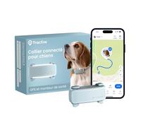 Tractive - Collier GPS pour chien | 2025 Édition | Leader du marché | Localisation en direct | Alertes anti-fugue | Moniteur d'activité et d'aboiements | Alertes de santé (Menthe)