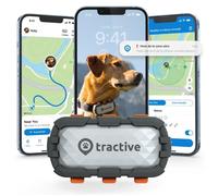 Tractive - collier GPS pour chien XL Adventure - Boîtier en fibre de verre - Jusqu'à 1 mois d'autonomie - Élue Marque de l'Année - Suivi global en direct - Moniteur d'activité - Alertes de santé