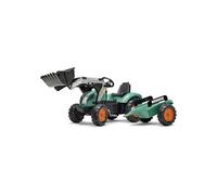 Tractopelle à pédales FALK Farm Lander pelle avant remorque volant directionnel Noir Fabriqué en France