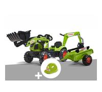 Tractopelle enfant claas arion 410 2 à 5 ans falk + casque