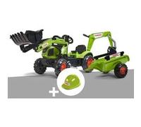 Tractopelle Enfant Claas Arion 410 2 À 5 Ans Falk + Casque