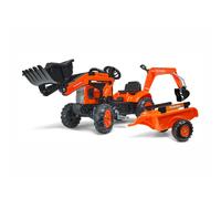 Tractopelle enfant kubota avec remorque + excavatrice 2 à 5 ans - falk