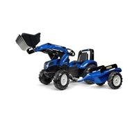 Tractopelle enfant New Holland avec remorque 3 à 7 ans -