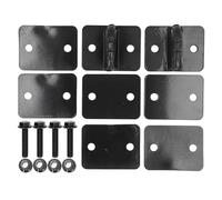 Tractor Bucket Hook Set | 15000LBS Capacity 3 / 8in Grade 70 Alloy Steel | Bolt On Grab Hook for Tractor/UTV/Truck | 2 Set with Robust Mounting Plate (Black)