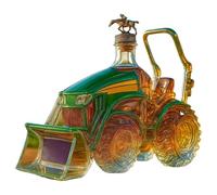 Tractor Decanter - 3D Tractors Shaped Glass Wine Bottle for Whiskey Lovers with Decorative Storage Design, Ornament for Men Women Bar Family Cabinet, Creative Presents Idea