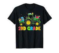 Tractor Little Farmer 2nd Grade Back to School T-Shirt