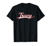 Tracy California Central Valley Vintage Varsity Distressed T-Shirt