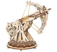 TRACYE Arc Arbalète 3D Puzzle Bois,Voiture Maquette Construire Casse Têtes,Ensemble de Construction Mécanique à Assembler,Unique Intéressante Cadeau