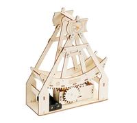 TRACYE Bateau Pirate Puzzle en Bois 3D,Bateau Maquette Entraînement Mécanique pour Engrenage,Jouets Créatifs et Décoration Cadeaux de Maison