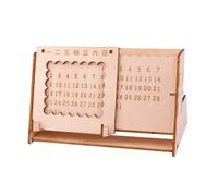TRACYE Calendrier Porte Stylo Puzzle en Bois 3D,Matériel Éducatif pour Expériences Scientifiques,Stimule la Créativité et Imagination,Scientifique Fournitures