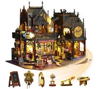 TRACYE Holo Magic City Puzzle 3D,Kit de Bricolage en Bois Puzzle Tridimensionnel,Coration de Ornements Maison,Meilleur Cadeau de Vacance