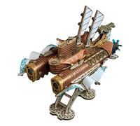 TRACYE Modèle de Jouet de Puzzle en Bois Punk 3D, Vingt Mille Lieues sous Les Mers, Chef D'Œuvre Artisanal de Vaisseau Spatial Fantastique, Kit de Construction de Modèle D'artisanat
