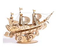 TRAcye Puzzle 3D Bois,Bricolage de Casse Tête Artisanal,Bateau à Voilier Modélisme Construire Maquette,Bureau de la Maison Ornements Créatifs