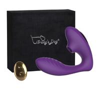 Tracy's Dog 2 - Stimulateur clitoridien et vaginal 2en1 - silicone violet