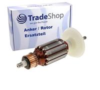 Trade-Shop Ancre / rotor / coureur/collecteur de rechange pour Bosch TWS6000 PWS 650 PWS 680, Dongcheng S1M-FF03-100A / meuleuse d'angle