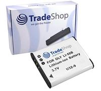 Trade-Shop Batterie Li-Ion 1000 mAh compatible avec Olympus LI-50B LI50B RICOH DB-100 Pentax D-Li92 pour Ricoh CX3 Pentax Optio X70 I-10 RZ10
