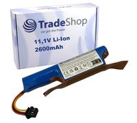 Trade-Shop Batterie Li-ion 11,1 V 2600 mAh compatible avec Vileda R9VR102 167129 0769-03 18650-AA 18650-M26 31CR19/66 167141 / Pièce de rechange pour robot aspirateur