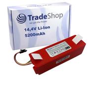 Trade-Shop Batterie Li-ion 14,4 V/5200 mAh compatible avec Xiaomi Dreame Bot L10s Ultra Gen2, L10 Pro Plus, F9 RVS5-WH0, Mijia 1S SDJQR03RR, Mi Robot
