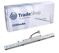 Trade-Shop Batterie Li-ion de qualité supérieure 14,4 V/14,8 V/15 V / 2200 mAh pour Asus F550D F550Z D451V R409J F751L F751LX F751NA F751SA FX53V FZ53VD K450J K450L