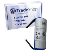 Trade-Shop Batterie Ni-MH 1,2 V / 2500 mAh Compatible avec Braun Oral-B Professional Care Triumph 3716 3722 3723 3728 3729 3731 3738 3745 3746 3761 3762