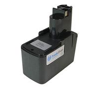 Trade-Shop Batterie NI-MH de qualité supérieure 9,6 V 2000 mAh remplace Bosch 2 607 335 035, 2 607 335 037, 2 607 335 072 pour GSB 9.6VES GSR 9.6-1 GSR 9.6VE2 9,6 V PSB PSR 9.6 V VES-2 9 6VES-2