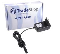 Trade-Shop Bloc d'alimentation/chargeur 4,8 V 1,25 A compatible avec Panasonic ER-SB40 ER-SB60 ER-SC40 ER-SC60 ES-CV51 ES-LT2A ES-LT2N ES-LT4 ES-LS6A ES-LS9A