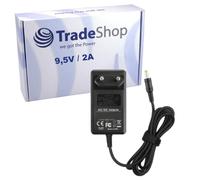 Trade-Shop Bloc d'alimentation/chargeur 9,5 V 2 A compatible avec Casio LK-247 LK-280 CTK-240 CTK-245 CTK-1200 CTK-3200 CTK-4200 CT-S200 CT-S300 CT-S100