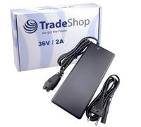 Trade-Shop Bloc d'alimentation chargeur câble de charge 36 V 2 A compatible avec Bosch PowerPack 300, PowerPack 400, PowerPack 500