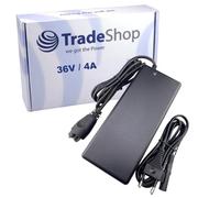 Trade-Shop Bloc d'alimentation, chargeur, câble de charge, 36 V 4 A, compatible avec Bosch PowerPack 300, PowerPack 400, PowerPack 500