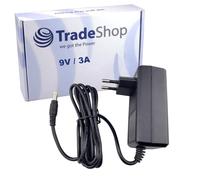 Trade-Shop Bloc d'alimentation/chargeur/câble de charge 9 V 3 A compatible avec Line 6 DC-3H POD Go, POD HD 300, POD HD 400, POD HD 500X, POD HD Bean