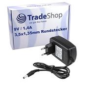 Trade-Shop Bloc d'alimentation/chargeur/câble de charge/prise d'alimentation 9 V 1,4 A compatible avec le stimulateur musculaire Compex remplace 683010