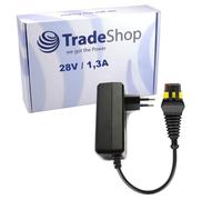Trade-Shop Bloc d'alimentation/chargeur/transformateur 28 V 1,3 A compatible avec robot tondeuse McCulloch ROB R600, ROB R800, ROB R1000