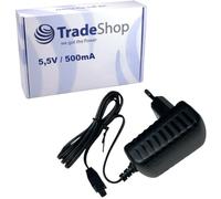 Trade-Shop Bloc d'alimentation/chargeur/transformateur 5,5 V 0,5 A compatible avec Gardena AccuCut Li 9850, Li 9851, Li 9852, 09850-00.610.00