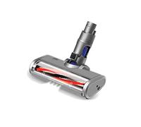 Trade-Shop Brosse turbo électrique LED / buse de sol / buse d'aspirateur / rouleau souple compatible avec aspirateur Dyson V6 DC58 DC59 DC61 DC62 DC74