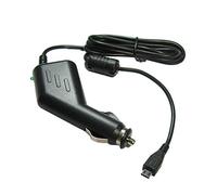 Trade-Shop Câble de charge de voiture micro USB 2 A de qualité supérieure 12 V/24 V avec antenne TMC remplace 4UUC5 4UUC.001.05 4 UUC 23 pour appareil de navigation Becker Blaupunkt Falk Garmin