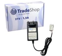 Trade-Shop Chargeur bloc d'alimentation câble de charge compatible avec les batteries Li-ion Landxcape LA0001, LA0002, LA0007 20 V, convient pour CR208E, LX797, LX992, LX793