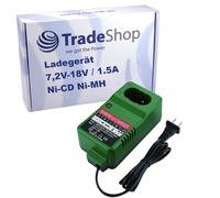 Trade-Shop Chargeur de batterie 7,2 V-18 V NI-MH NI-Cd compatible avec Makita 8280DWE, 8281DWAE, 8281DWE, 8391DWPE, 8414D, 8414DWAE, 8414DWDE3, 9135A