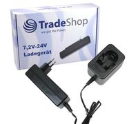 Trade-Shop Chargeur de batterie, 7,2 V-24 V, compatible avec Bosch PLI 14, PSB 14,4 V-i, Angle Exact 17, 22, 23, 29, 30, 40, 50, 60, 75