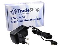 Trade-Shop Chargeur secteur 6,5 V 300 mA compatible avec la station de base de téléphone fixe Siemens Gigaset remplace C39280-Z4-C707 C39280-Z4-C557