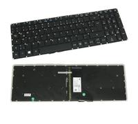 Trade-Shop Clavier allemand QWERTZ avec rétroéclairage pour Acer Aspire 5 Series A515-41G A515-51 A515-51G A517 A517-51 (disposition du clavier allemand)