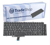 Trade-Shop Clavier allemand QWERTZ d'origine pour ordinateur portable avec rétroéclairage compatible avec Dell Precision 3560 3561 3570 3571 3580 3581 7670 7680 7780 7770
