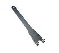 Trade-Shop Clé à trou frontal ouble trou pour grande meuleuse d'angle, espacement des cames de 30 mm, longueur 215 mm, diamètre de la broche 4,5 mm