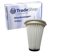 Trade-Shop Filtre à poussière/filtre pliant/filtre à lamelles, compatible avec les aspirateurs sans fil Einhell TE-SV 18 Li - Remplace 2351266