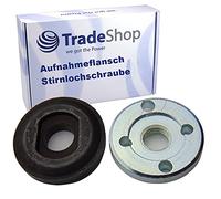 Trade-Shop Kit de montage à bride de 22 mm + vis à trou frontal M14 pour meuleuse d'angle Bosch GWS 20-180 GWS 20-230 GWS 115 125 180 230