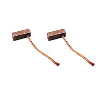 Trade-Shop Lot de 2 balais de charbon en bronze 4,5 x 6,5 x 14 mm 12-24 V pour différents moteurs de voiture, porte roulante, porte de garage, alternateur, pompe à eau