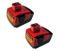 Trade-Shop Lot de 2 batteries Li-ion 14,4 V 4000 mAh compatibles avec Hilti SF 144-A SFH 144-A SFL SID 144-A SIW144-A CPC 14,4 V Remplace B144 B-144