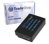 Trade-Shop Lot de 2 Batteries Li-ION 1700 mAh compatibles avec Canon, EOS, 250D, 770D, 850D, Kiss X10, M6 Mark II, Rebel SL3, RP, R10, R100, Compatible avec Saramonic VmicLink5, RX, TX RX+ TX+