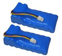 Trade-Shop Lot de 2 batteries Li-Ion 18 V/6800 mAh compatibles avec Husqvarna 450X 191409786, remplace 580 68 33-03, 588 14 64-01, 588 14 64-02, 5881464-01, 5881464-02